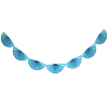 Гирлянды "Веера" 210х30 см, голубой
