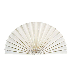 Веер-гармошка 160г/м 30 см, слоновая кость