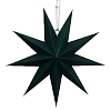 Звезда 30 см девятиконечная, темно-зеленый